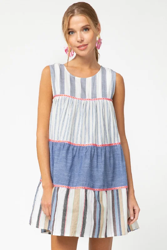 Sundress Dresses for Sunny -Tiered Sleeveless Dress