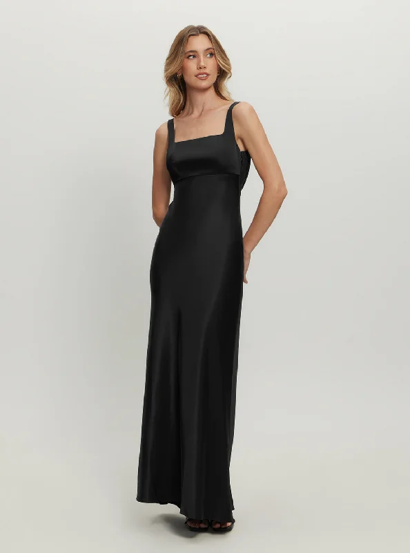 Shift Dresses for Simple Look -Marciano Black Estella Maxi Dress