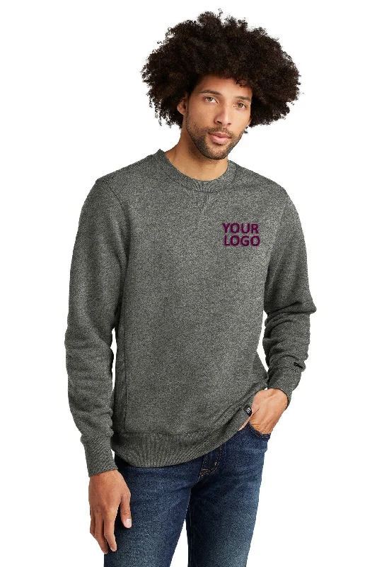 Terry Cloth Sweatshirt for Post-Workout Recovery Comfort -New Era French Terry Customized Sweatshirts, Black Twist