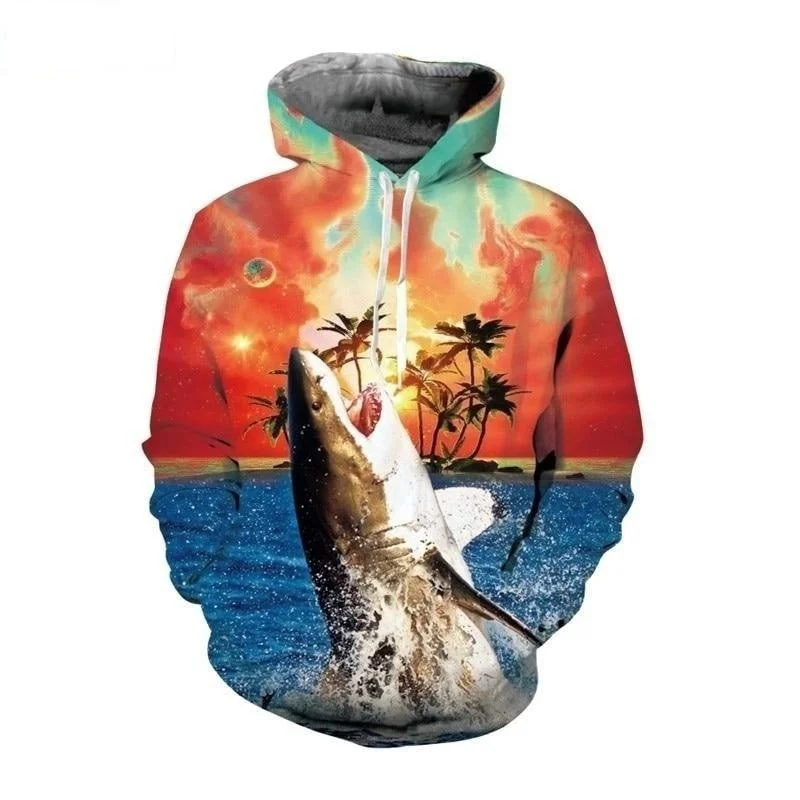 Wool Blend Hoodie with Cable Knit Pattern Winter Snowboard Adventures -Hip Hop Unisex Autumn Winter 3D Animal Hoodies Pullover Sweatshirts