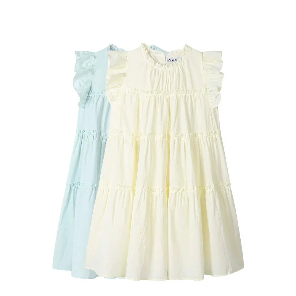 Off-shoulder Dresses for Feminine -Ruffled Tiered Sundress