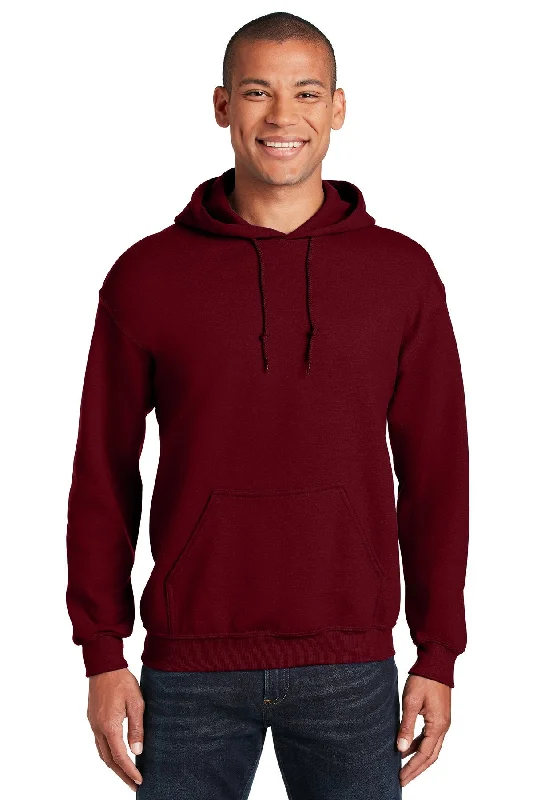 Organic Cotton Hoodie Eco-Friendly Sustainable Fashion -Gildan Heavy Blend Hooded Sweatshirt Garnet